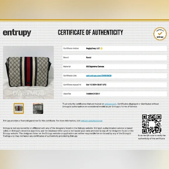 Gucci Beige and Black Messenger Bag - Picture 15 of 15